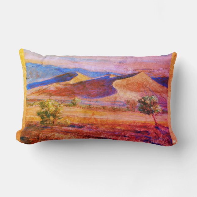 Warm Desert Dream by Alexandra Cook Lumbar Cushion (Front)