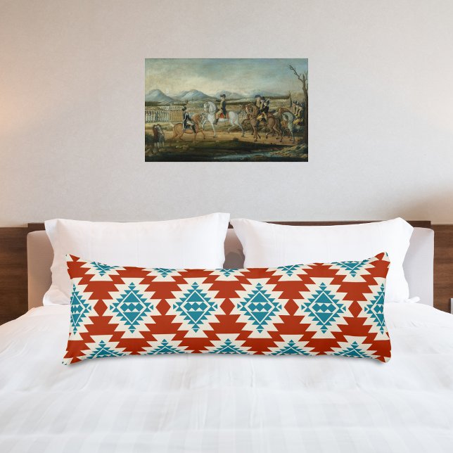 Warm Desert Dreams Southwestern Rustic Pattern Body Cushion (Creator Uploaded)