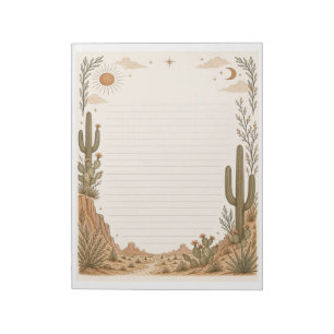 Warm Desert Notepad