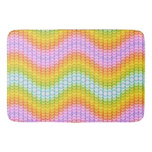 Warm Dragon Scales Bath Mat