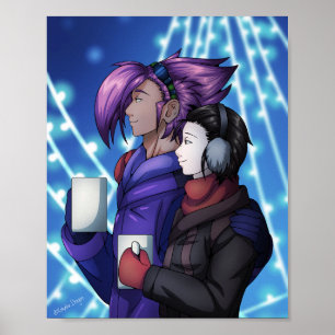 Warm Drinks for a Cold Night Poster