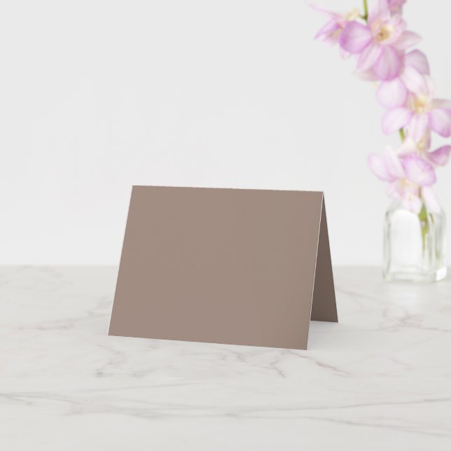 Warm Dusty Rose Background – Wedding Design Card (Orchid)