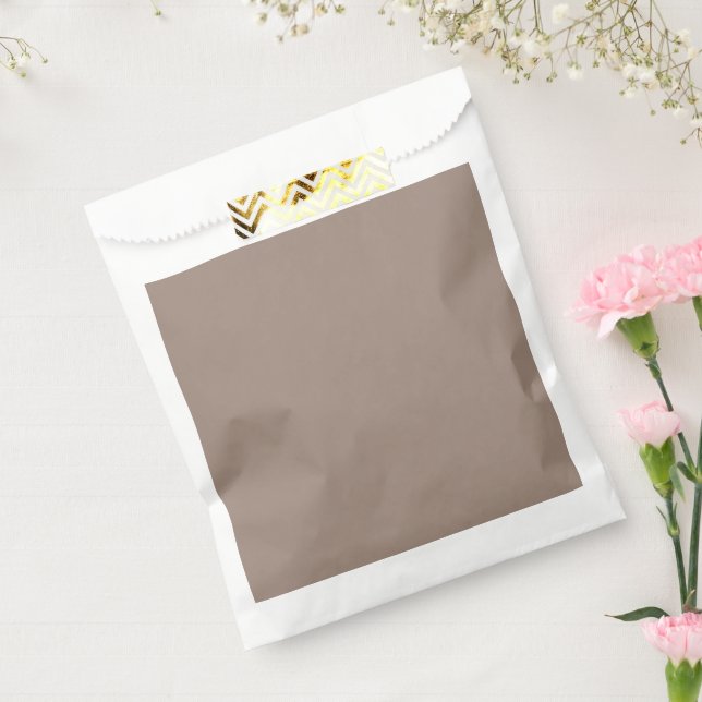 Warm Dusty Rose Background – Wedding Design Favour Bag (Sealed)
