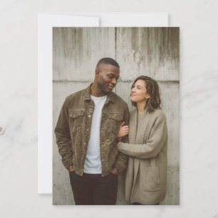 Warm Earthy Naturalistic Photo Invitation