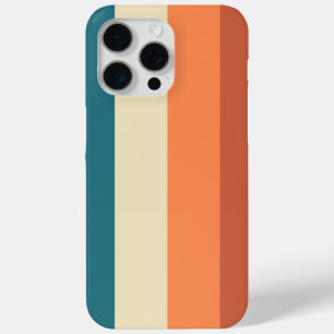 Warm Earthy Vertical Stripes iPhone 15 Pro Max Case