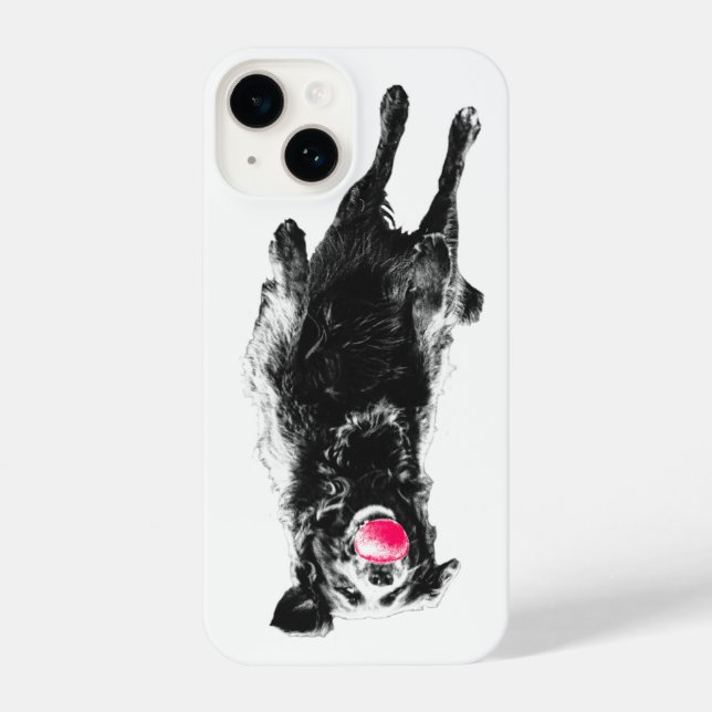 Warm ember accent iPhone case (Back)