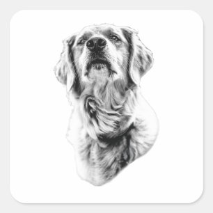 Warm Eyes, Festive Note Square Sticker