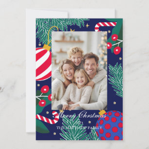 Warm Family Merry Christmas Card