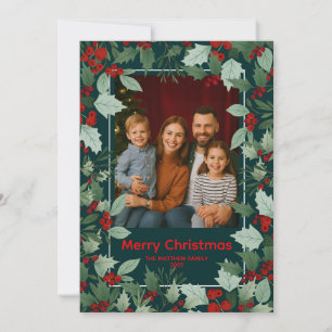 Warm Family Merry Christmas Card