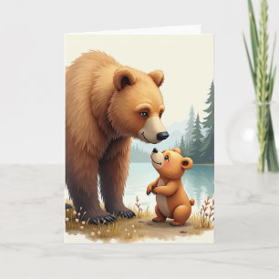 Warm Fathers Day Forest Card
