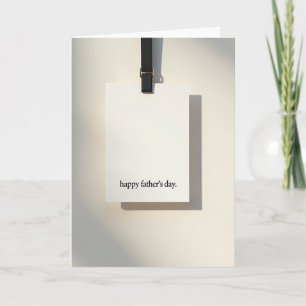 Warm Fathers Day Moment Card