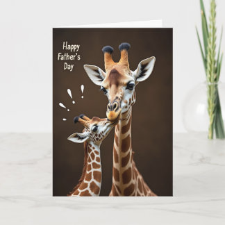 Warm Fathers Day Nuzzle Card