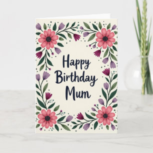 Warm Festive Birthday Card