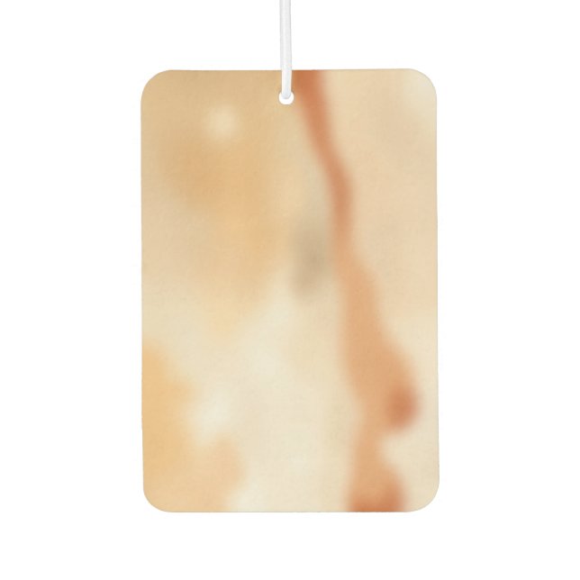 Warm Flow Abstract Car Air Freshener (Front)