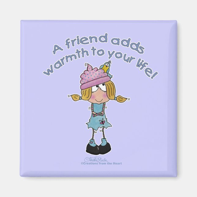 Warm Friends! Magnet (Front)