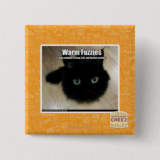 Warm Fuzzies 15 Cm Square Badge (Front)