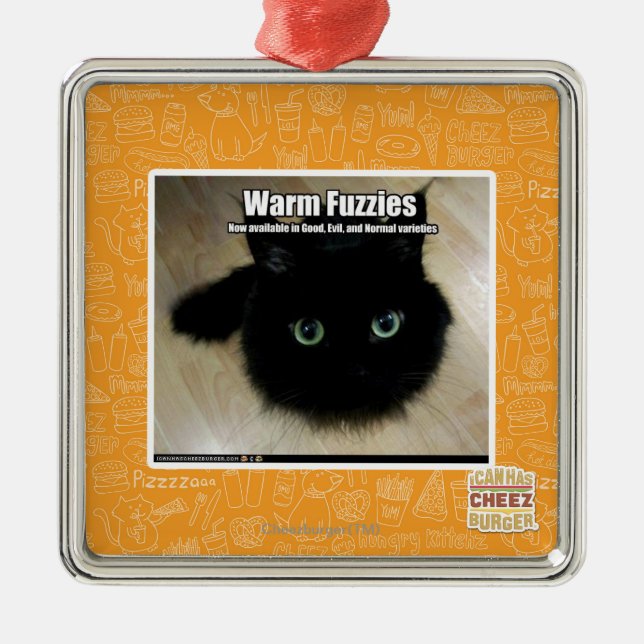 Warm Fuzzies Metal Ornament (Front)