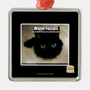 Warm Fuzzies Metal Ornament