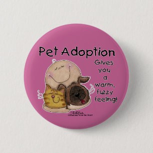 Warm, Fuzzy Feeling! 6 Cm Round Badge