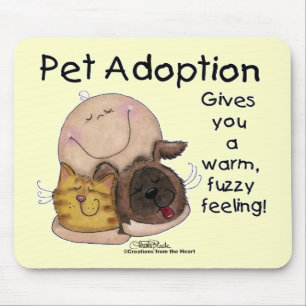 Warm, Fuzzy Feeling! Mouse Pad