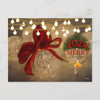 Warm Glow of Christmas 2024 Holiday Postcard