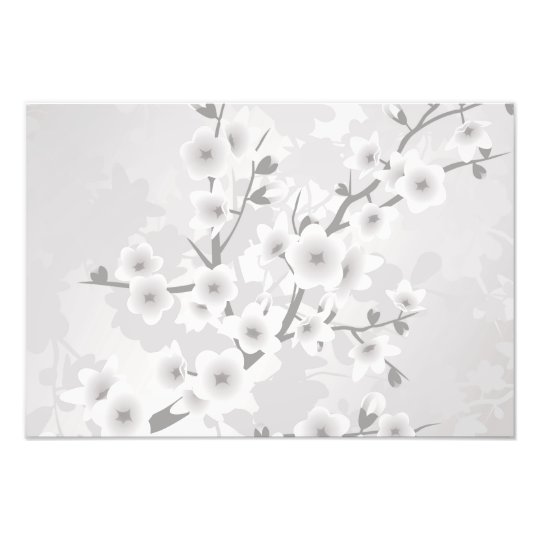 Warm Grey Cherry Blossoms Photo Print | Zazzle.com.au