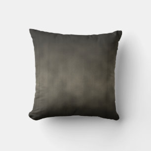 Warm Grey Goth Ombre Background Art Cushion