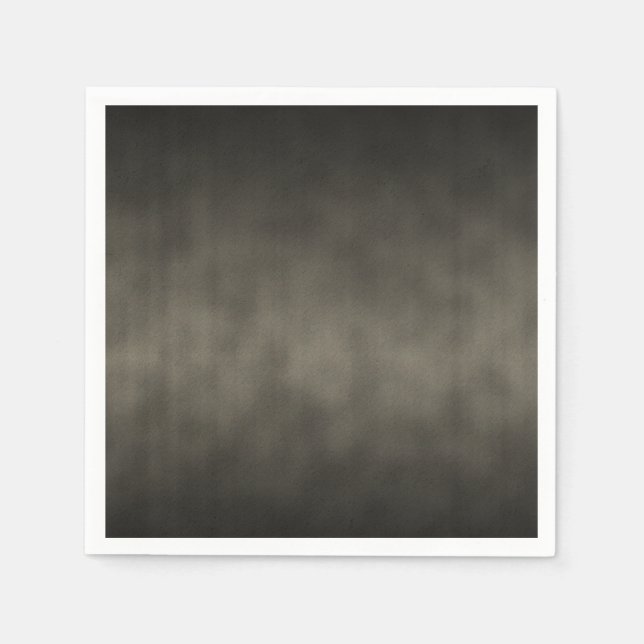 Warm Grey Goth Ombre Background Art Napkin (Front)