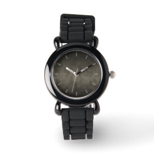 Warm Grey Goth Ombre Background Art Watch