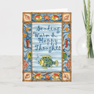 Warm & Happy Thoughts - Greeting Card