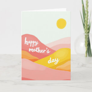 Warm Hills Mothers Day Card