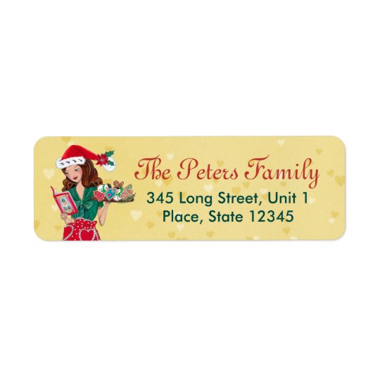 Warm Holiday Wishes | Address Return Labels