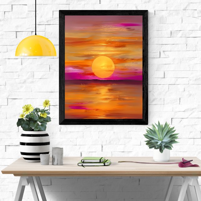  Warm Hues and Tranquil Waters Poster (Creator Uploaded)