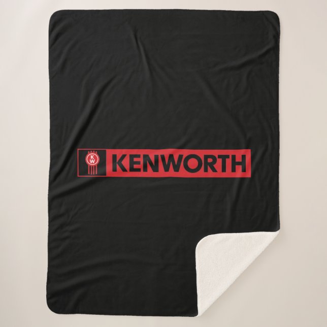 Warm Kenworth cover Sherpa Blanket (Front)