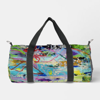 Warm Layers by Lydia's Art Sangria Duffle Bag