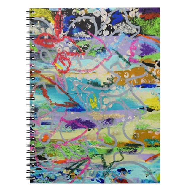 Warm Layers by Lydia's Art Sangria Notebook (Front)