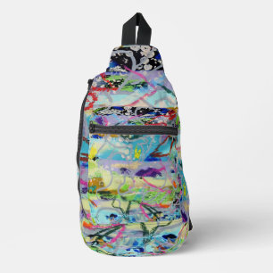 Warm Layers by Lydia's Art Sangria Sling Bag