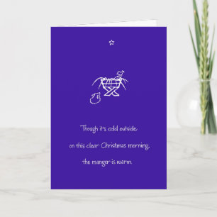 Warm Manger Holiday Card