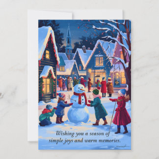 Warm Memories - Christmas Card