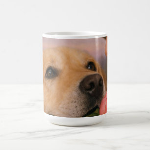 Warm Moments Dog With Rose Mug