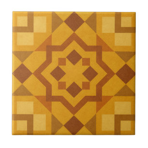 Warm Moroccan Sunset Mosaic Tile design
