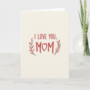 Warm Mothers Day Branch Card