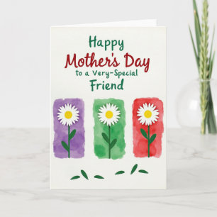 Warm Mothers Day Friend Card