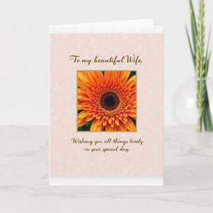 Warm Mothers Day Petals Card