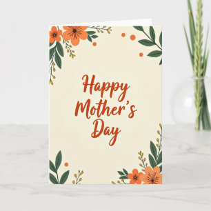Warm Mothers Day Wishes Card