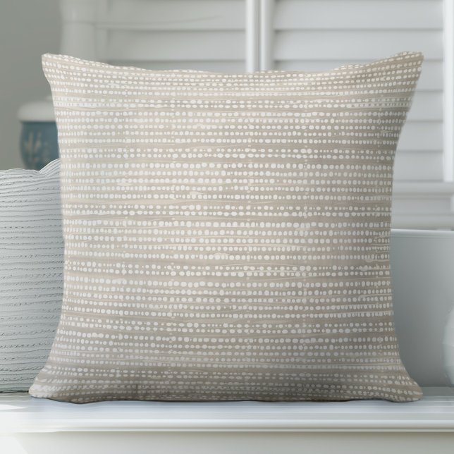 Warm Neutral Modern Throw Pillow (Creator Uploaded)