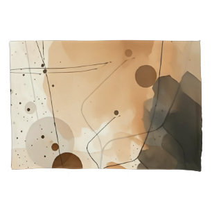 Warm Organic Minimalist Palette Pillowcase
