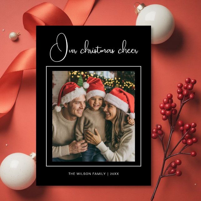 Warm Our Christmas Cheer Family Holiday Card (Creator Uploaded)