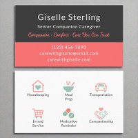 Warm Pastel Caregiver and Companion Service
