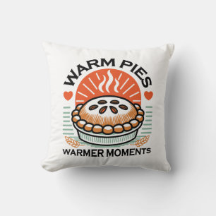 Warm Pies Warmer Moments – Cosy Autumn Design Cushion
